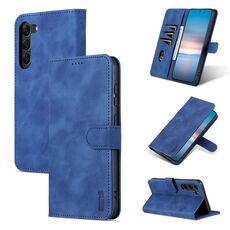 Per Samsung Galaxy S23 5G AZNS Skin Feel Calf Texture Flip Custodia in pelle per telefono (blu)