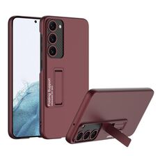 Custodia per telefono antiurto ultrasottile per Samsung Galaxy S23 5G GKK con supporto (rosso)