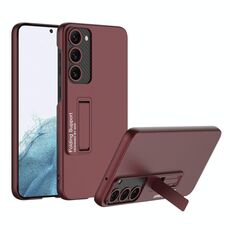 Per Samsung Galaxy S23+ 5G GKK Custodia per telefono antiurto ultrasottile con supporto (rosso)