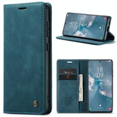 Per Samsung Galaxy S23 5G CaseMe 013 Custodia multifunzionale orizzontale in pelle a conchiglia (blu)