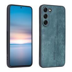 Per Samsung Galaxy S23+ 5G AZNS Custodia per telefono in pelle goffrata 3D (verde scuro)