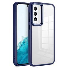 Per Samsung Galaxy S23+ 5G Custodia morbida in TPU acrilico trasparente (blu navy)