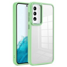 Per Samsung Galaxy S23+ 5G Custodia morbida in TPU acrilico trasparente (verde tè)