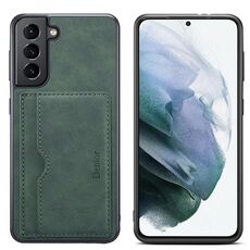 Per Samsung Galaxy S23 5G Denior PU Custodia per telefono con slot per scheda singola (verde)