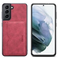 Per Samsung Galaxy S23 + 5G Denior PU Custodia per telefono con slot per scheda singola (rosso)