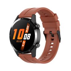 Per Huawei Watch Buds 20mm cinturino in silicone con fibbia nera (cabernet arancione)