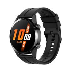 Per Huawei Watch Buds 20mm cinturino in silicone con fibbia nera (nero)