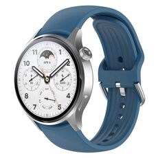Per Xiaomi Watch S2 Cinturino in silicone tinta unita da 22 mm (blu scuro)