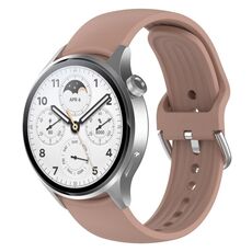 Per Xiaomi Watch S2 Cinturino in silicone tinta unita da 22 mm (rosa)