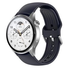 Per Xiaomi Watch S2 Cinturino in silicone tinta unita da 22 mm (blu inchiostro)
