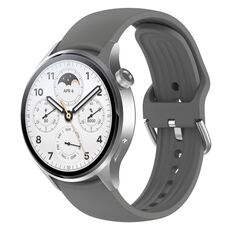 Per Xiaomi Watch S2 Cinturino in silicone tinta unita da 22 mm (grigio)