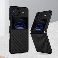 Custodia per cellulare per vivo X Flip ViLi TC serie Kevlar in fibra di carbonio (nera)