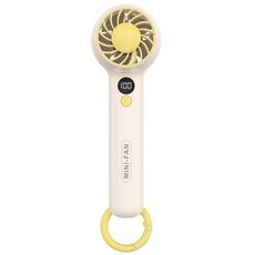 F2302 Ventilatore per studenti da ufficio portatile mini USB portatile con gancio (giallo)