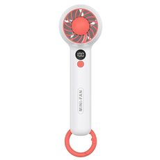 F2302 Ventilatore per studenti da ufficio portatile mini USB portatile con gancio (bianco)