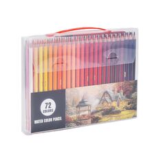 Set di matite colorate dipinte a mano con nucleo solubile in acqua da 72 colori