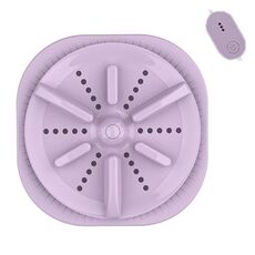 Mini lavatrice portatile con interruttore turbo a tre velocità, dimensioni: interruttore telecomando (viola)