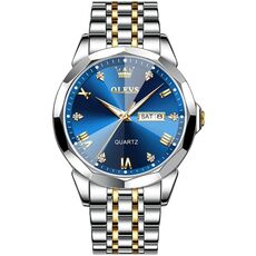 Orologio al quarzo impermeabile luminoso da uomo OLEVS 9931 (blu)