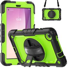 Custodia per tablet PC ibrido in silicone Lenovo Tab M8 di quarta generazione con tracolla (PC giallo verde)