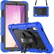 Custodia per tablet PC ibrido in silicone Lenovo Tab M9 con tracolla (blu)