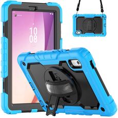 Custodia per tablet PC ibrido in silicone Lenovo Tab M9 con tracolla (azzurro)
