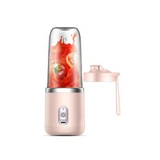 5V 40W 6 lame spremiagrumi elettrico cordless spremiagrumi portatile, specifiche: rosa 6 copertura singola