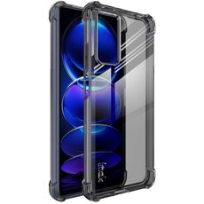 Per Xiaomi Redmi Note 12 Pro 4G imak Custodia antiurto per telefono Airbag TPU (nero trasparente)