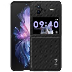 Per vivo X Flip imak Ruiyi Series Custodia in fibra di carbonio PU + PC