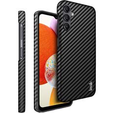 Per Samsung Galaxy A14 4G/5G imak Ruiyi Series Custodia in fibra di carbonio PU + PC