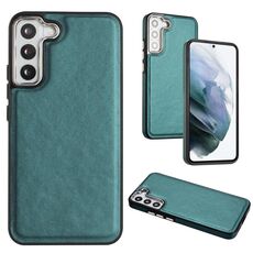 Per Samsung Galaxy S22 + 5G Custodia in pelle con copertura completa per telefono (verde)