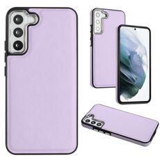 Per Samsung Galaxy S22 + 5G Custodia in pelle con copertura completa per telefono (viola)