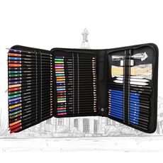 71 pezzi / set Kit da disegno per studenti d'arte con set di matite colorate per schizzi