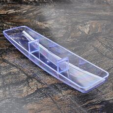 Cappa da cucina rettangolare universale in plastica Coppa dell'olio Accessori per cappe da serbatoio dell'olio(F017)