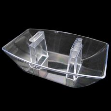 Cappa da cucina in plastica quadrata universale Coppa dell'olio Ricevitore dell'olio Serbatoio dell'olio Accessori per cappe da cucina(F018)