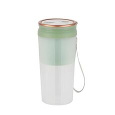 LGZ-1 500ml 50W 4 lame Spremiagrumi portatile elettrico Estrattore di succo ricaricabile (verde)