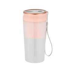 LGZ-1 500ml 50W 4 lame Spremiagrumi portatile elettrico Estrattore di succo ricaricabile (rosa)