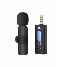 Microfono One by One Lavalier wireless con riduzione del rumore per telefono/fotocamera/laptop/MacBook con ricevitore da 3,5 mm