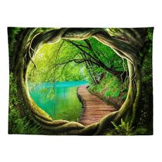 Dream Forest Series Party Banchetto Decorazione Arazzo Fotografia Sfondo Panno, Dimensioni: 150x200cm(H)