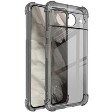 Per Google Pixel 8 imak Custodia per telefono Airbag TPU antiurto (nero trasparente)