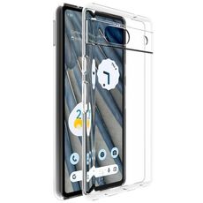 Per Google Pixel 7a Custodia per telefono in TPU trasparente antiurto serie IMAK UX-10 (trasparente)