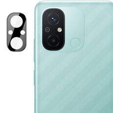 Per Xiaomi Redmi 12C 4G IMAK Obiettivo fotocamera posteriore Pellicola in vetro Versione nera