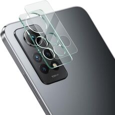 Per Xiaomi Redmi Note 12 Pro 4G imak Pellicola in vetro temperato con obiettivo per fotocamera posteriore integrata con copriobiettivo