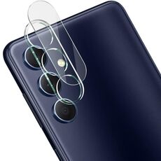 Per Samsung Galaxy M54 5G imak Pellicola in vetro temperato con obiettivo per fotocamera posteriore integrata con copriobiettivo