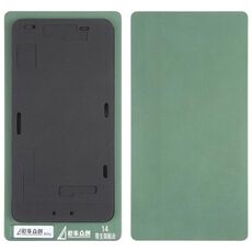 Schermo LCD per iPhone 14 con cornice per il posizionamento del tappetino fisso