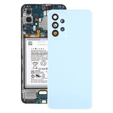 Per Samsung Galaxy A23 5G SM-A236A Cover posteriore batteria originale con copriobiettivo fotocamera (blu)