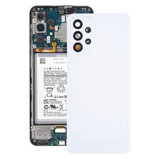 Cover posteriore batteria originale per Samsung Galaxy A23 5G SM-A236A con copriobiettivo fotocamera (bianco)