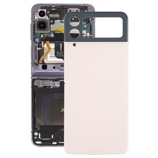 Cover posteriore batteria per Samsung Galaxy Z Flip4 SM-F721B con copriobiettivo fotocamera (oro)