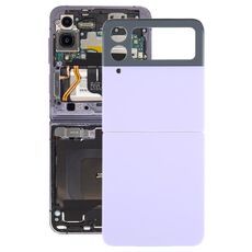 Cover posteriore batteria per Samsung Galaxy Z Flip4 SM-F721B con copriobiettivo fotocamera (viola)