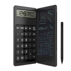 Calcolatrice per lavagna LCD pieghevole portatile da ufficio aziendale da 6 pollici modello base