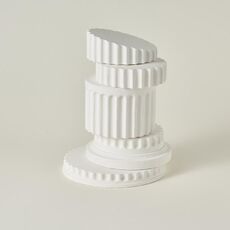 Puntelli per fotografia in gesso a colonna romana Ornamento di natura morta, stile: 5 pezzi / set