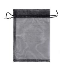 100pcs sacchetto di protezione della frutta sacchetto di rete anti-insetto e anti-uccello 13 x 18 cm (nero)